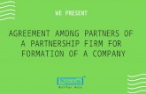 Company registration in Chennai, the agreements between partners| Solubilis