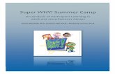 SuperWHY Final Report - PBS Kids · Super&WHY!&Summer&Camp!1! Background& TheCorporation!for!Public!Broadcasting!(CPB)!fundedSuper&WHY!SummerCampsduring! 2007,!2008,!and!2009!aspart!of!itsReadyToLearn