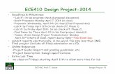 ECE410 Design Project-2014 - Michigan State …...–Final Demo: by Thurs April 24 (in lab final project demo(s))-Teams: 15 min Design Project Presentations–Monday April 28 th (starts