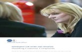 department FOr wOrk and pensiOns Handling Customer Complaints · HANDLING CuSTOmER COmPLAINTS 7 18 Customer satisfaction with the outcome of their complaint, including the handling