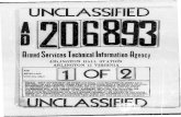 UNCLASSIFIED - DTIC · 2018-11-08 · UNCLASSIFIED ARLINGTON HALL STATION ARLINGTON 12 VIRGINIA MICRO-CARD ... Natural, Cond. -U, Utiliiing duPont'a Type 330 Yarn IS Breaking Strength