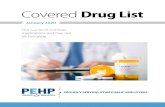 Covered Drug List - Pehp...The Covered Drug List is a listing of prescription medications chosen by PEHP to be available at a lower copayment. The medications on the Covered Drug List