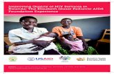 Improving Quality of HIV Services in Rwanda: The Elizabeth ... · Improving Quality of HIV Services in Rwanda: The Elizabeth Glaser Pediatric AIDS Foundation Experience 3 Training
