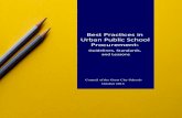 Best Practices in Urban Public School Procurement · Best Practices in Urban Public School Procurement: Guidelines, Standards, and Lessons Council of the Great City Schools October