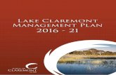 Lake Claremont Management Plan 2016 - 21...Lake Claremont Management Plan 2016-2021 Draft – September 2016 Page I Development Natural Area Holdings Pty Ltd, trading as Natural Area
