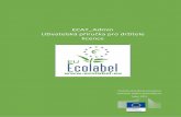 The EOLABEL CATALOGUE - European Commissionec.europa.eu/environment/ecolabel/ecolabelled_products/... · 2015-11-03 · 3. Produkty/služby 4. Podpis 5. Odeslat O Důležitá informace