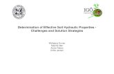 Determination of Effective Soil Hydraulic Properties - Challenges and Solution Strategies · 2008-03-29 · Determination of Effective Soil Hydraulic Properties - Challenges and Solution