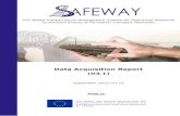 Data Acquisition Report - SAFEWAY | Home...Data Acquisition Report (D3.1) September 2019 (V1.0) PUBLIC This project has received funding from the European Union’s Horizon 2020 research
