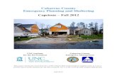 Cabarrus County Emergency Planning & Sheltering – Capstone ... · Cabarrus County Emergency Planning & Sheltering Fall 2012 3 II. Introduction This project has been completed as