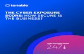 THE CYBER EXPOSURE SCORE: HOW SECURE IS THE BUSINESS? · Lumin gives us a clear picture of where we began, where we are today, and what to focus on tomorrow.” ... THE CybEr ExposurE