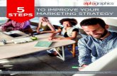 5 TO IMPROVE YOUR STEPS MARKETING STRATEGY Ebook.pdf · Elevating Your 2019 Marketing Plan Through careful analysis, brand development, and marketing execution, you can improve your