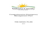 Volusia County Comprehensive Emergency Management Plan · Comprehensive Emergency Management Plan and its associated programs. The Volusia County CEMP has been designed to achieve