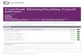 Combat Stress/Audley Court · • Combat Stress/Audley Court provided a safe and clean environment for its community patients. All clinical areas were clean and the building itself