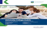 University College Dublin - Singapore · 2 | Bachelor’s Degree Programmes Prospectus Contents Message from Our Dean 3 Kaplan – The Choice of Many 4 Award Winning Private Education