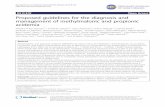 Proposed guidelines for the diagnosis and management of ... · REVIEW Open Access Proposed guidelines for the diagnosis and management of methylmalonic and propionic acidemia Matthias