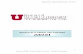 Administrative Support Staff Essentials eCOACH - University of Utah · 2018-05-11 · Administrative Support Staff Essentials - eCOACH University of Utah • Division of Human Resources