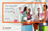 The Avanade internship program - Typepad · 2016-09-05 · The Avanade internship program 2016-2017. 2 You could be a ... Active Directory, Hyper-V, Microsoft Skype For Business,