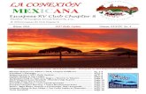 Escapees RV Club Chapter 8 - Connectionmexicanconnection08.com/wp-content/uploads/2017/02/2016News-… · Chapter 8 was organized in 1985 to: Expose Escapees Chapter 8 Mexican Connecon
