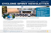 Celebrating 11 Years of Excellence CYCLONE SPIRIT …CYCLONE SPIRIT NEWSLETTER Celebrating 11 Years of Excellence Oct/Nov 2018 Oct/Nov 2018 IMPORTANT DATES 10/14–Device Free Dinner