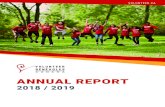 ANNUAL REPORT€¦ · what we value and the value we create through our actions is what is behind the Value of Volunteering Wheel and the Value of Volunteering in Canada report. The