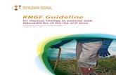 KNGF Guideline · V-06/2010 III KNGF Guideline for Physical Therapy in patients with Osteoarthritis of the hip and knee Practice Guidelines Contents Practice Guideline 1 A Introduction