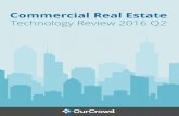 Commercial Real Estate - OurCrowd · Commercial Real Estate (CRE) Technology Review 2016 Q2 This review of disruptive technologies in CRE tech is brought to you by OurCrowd, the global