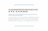 COMPREHENSIVE EYE EXAMS - ncoa.org · *Comprehensive eye exams typically include the following: patient history, visual acuity, refraction, eye function, tonometry, visual field,