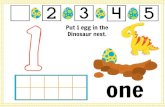 Full page photo - Surviving A Teacher's Salary · 2019-02-27 · Dinosaur nest. seven . Put 8 eggs in the Dinosaur nest. Put 9 eggs in the Dinosaur nest. nine . Put 10 eggs in the