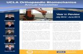 UCLA Orthopaedic Biomechanicsortho.ucla.edu/.../Biomechanics_Lab_Newsletter_2014-15.pdf · busy sports medicine practice, he is actively involved in research and in the education