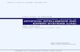 INTERNATIONAL JOURNAL OF ARTIFICIAL...INTERNATIONAL JOURNAL OF ARTIFICIAL INTELLIGENCE AND EXPERT SYSTEMS (IJAE) VOLUME 2, ISSUE 5, 2011 EDITED BY DR. NABEEL TAHIR ISSN (Online): 2180-124X
