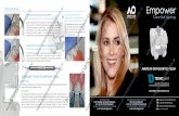 ДЕБОНДИНГ БРЕКЕТОВ EMPOWER CLEARamericanorthodontics.ru/materials/inf/info_1.pdfEmpower Clear – технологически продвинутая керамическая