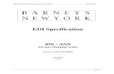 EDI Specification...BNY EDI ASN 856 specification Version 4030 10/27/2014 3 of 51 Introduction: 856 Ship Notice/ Manifest Functional Group=SH This specification contains the format