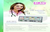 Only Performance matters not size - Romac Medical - ELSY 360 D+.pdfELSY- 360 D + Microcontroller based digital ALAN’s Electrosurgical Unit (Diathermy) is designed with latest miniature