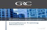 Compliance Training Resources - GRC Solutions · • outline standard operating procedures for cash management ... • Identify the difference between tax residency and migration