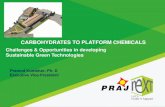 CARBOHYDRATES TO PLATFORM CHEMICALS...CARBOHYDRATES TO PLATFORM CHEMICALS Challenges & Opportunities in developing Sustainable Green Technologies Pramod Kumbhar; Ph. D Executive Vice-President