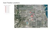 Dust Tracker Locations€¦ · Park Maywood dview )kfield Conservatory PARK YOWN WEST LOOP NORTHYSIDE Millenniumk parke River-Forest Forest Park 43 North Riverside Riverside