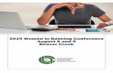 2019 Women in Banking Conference August 8 and 9 Beaver Creek · CBA will be live Tweeting the conference and posting on Facebook. Join in the conversation, using the hashtag #womenbanking