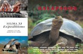 Galápagos GALAPAGOS · Las Islas Galápagos The Galápagos Islands. 6 As we voyage from island to island in the archipelago, ... Galápagos, we connect with an ever-growing global