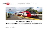 March 2017 Monthly Progress Report - CaltrainModernization... · Executive Summary 2-1 March 31, 2017 2.0 EXECUTIVE SUMMARY The Monthly Progress Report is intended to provide an overview