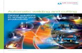 Automatic welding and cutting · Air Liquide Welding has developped a whole range of automatic welding and cutting equipment to answer all needs linked to the automation: machines,
