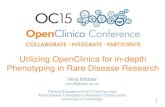 Utilizing OpenClinica for in-depth Phenotyping in …...Utilizing OpenClinica for in-depth Phenotyping in Rare Disease Research Vera Matser vam38@cam.ac.uk Clinical Engagement and