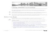 Chapter 21, Change DWDM Card Settings · CHAPTER 21-1 Cisco ONS 15454 DWDM Configuration Guide, Release 9.8.x 78-21190-02 21 Change DWDM Card Settings This chapter explains how to
