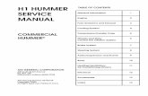 HUMMER H1 2001 Service Repair Manual