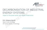 DECARBONISATION OF INDUSTRIAL ENERGY SYSTEMS Champéry · (2015-2050) Modelling Tool (MAED) Iteration Energy System Structure (fuels, processes, technologies) Energy balance: by subsector