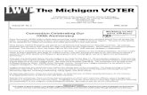 PAGE 3 MICHIGAN VOTER APRIL 2019 - League of Women Voters … · 2019-04-10 · PAGE 3 MICHIGAN VOTER APRIL 2019 The Michigan Voterefforts, serving as one of the draft-A publication