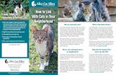 How to Live With Cats in Your Neighborhood · 7920 Norfolk Avenue, Suite 600 Bethesda, MD 20814-2525 Phone: (240) 482-1980 alleycat.org How to Live With Cats in Your 1. Talk to your