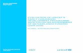 EVALUATION OF UNICEF’S EARLY CHILDHOOD ......a EVALUATION OF UNICEF’S EARLY CHILDHOOD DEVELOPMENT PROGRAMME WITH FOCUS ON GOVERNMENT OF NETHERLANDS FUNDING (2008-2010) GLOBAL SYNTHESIS
