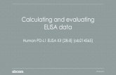 Calculating and evaluating ELISA data - Abcamdocs.abcam.com/pdf/kits/presentation-v1-2-final.pdf · Calculating and evaluating ELISA data Human PD-L1 ELISA Kit [28-8] (ab214565) October