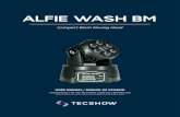 ALFIE WASH BM - Alfie Wash BM B.pdfآ  Tecsho Alfie Wash BM Alfie Wash BM Compact wash moving head Alfie