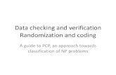 Data checking and verification Randomization and codingtokuyama/dais2011/PCPall.pdf · Data checking and verification Randomization and coding A guide to PCP, an approach towards